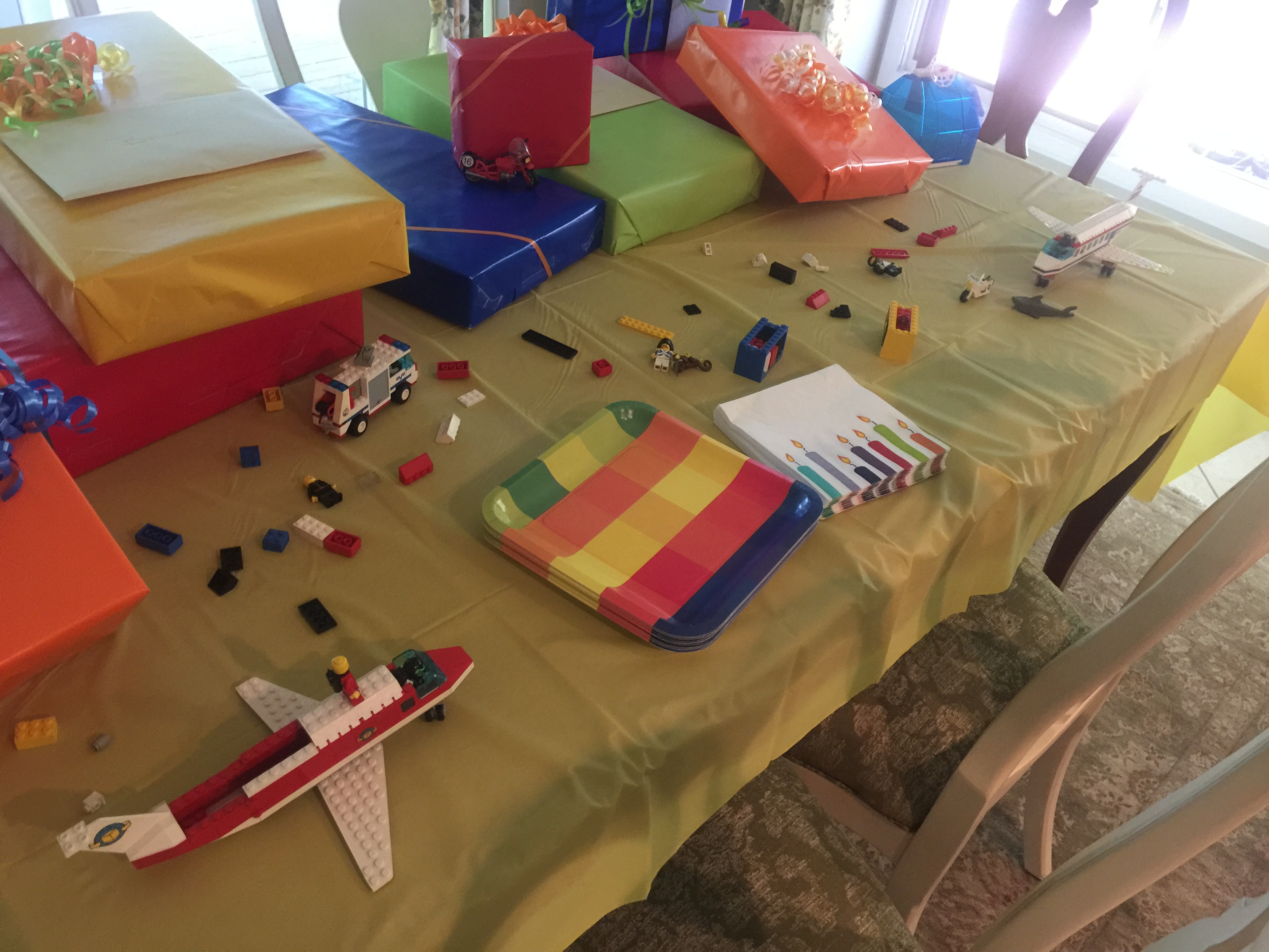 What the present table looked like.