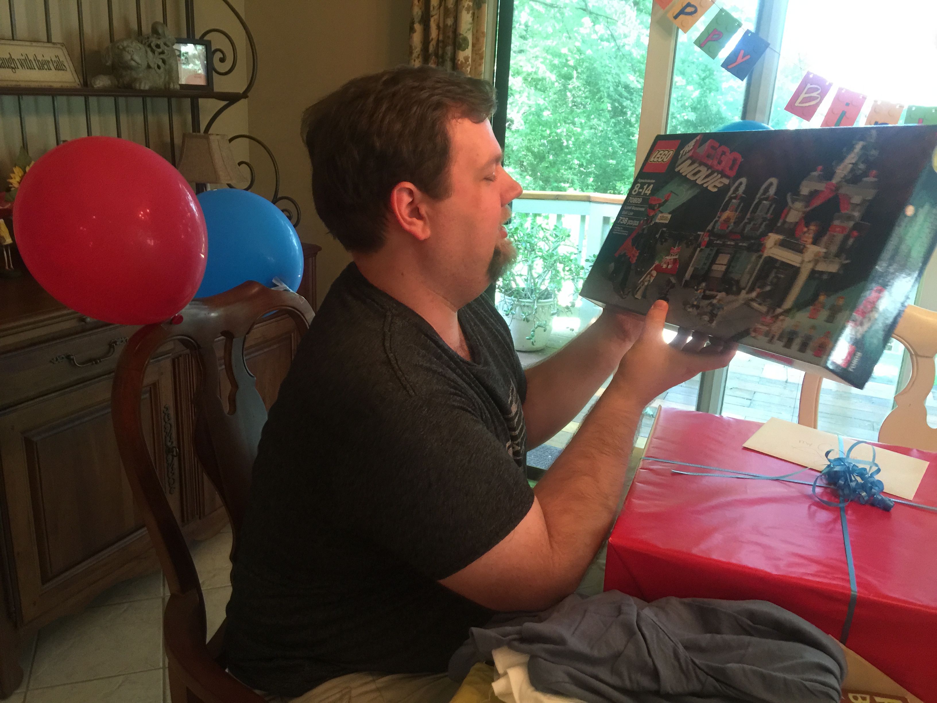 Yes, most of his presents were legos.