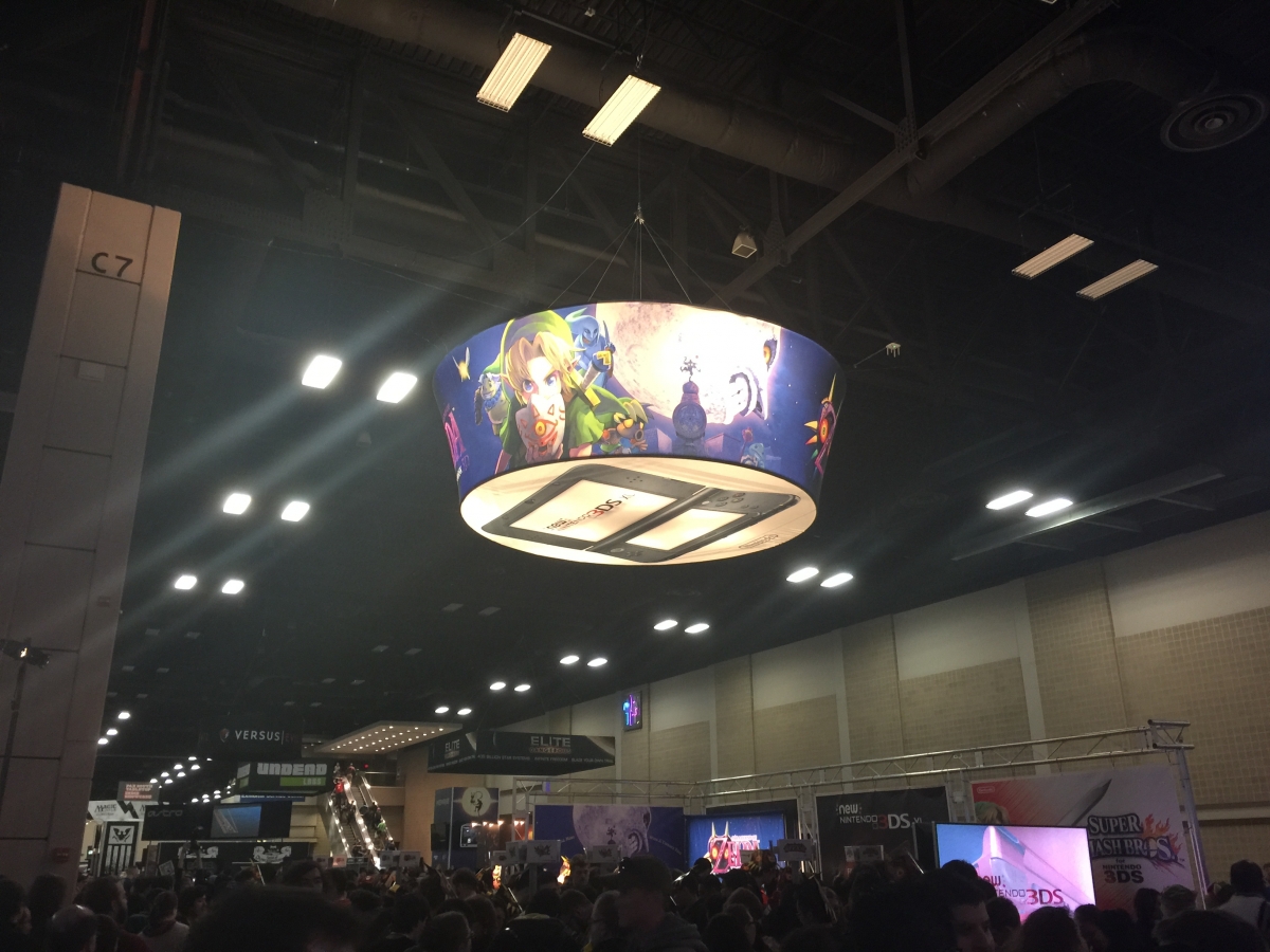 The Zelda booth!