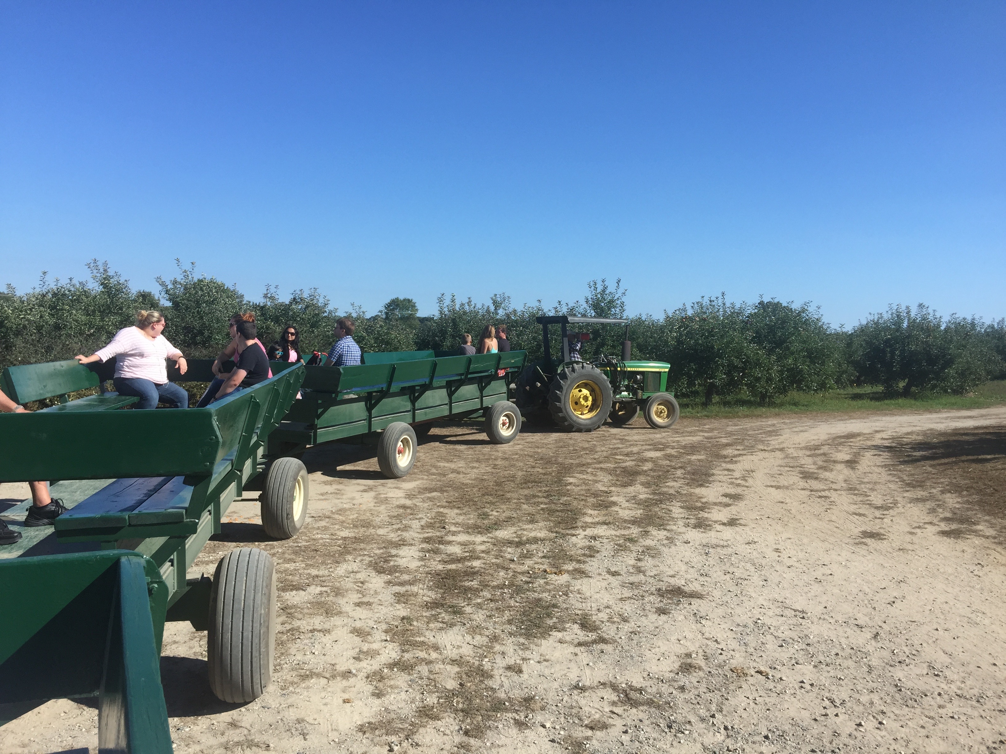 The tractor we rode. CHUGGA CHUGGA WOOO WOOOOOOO 