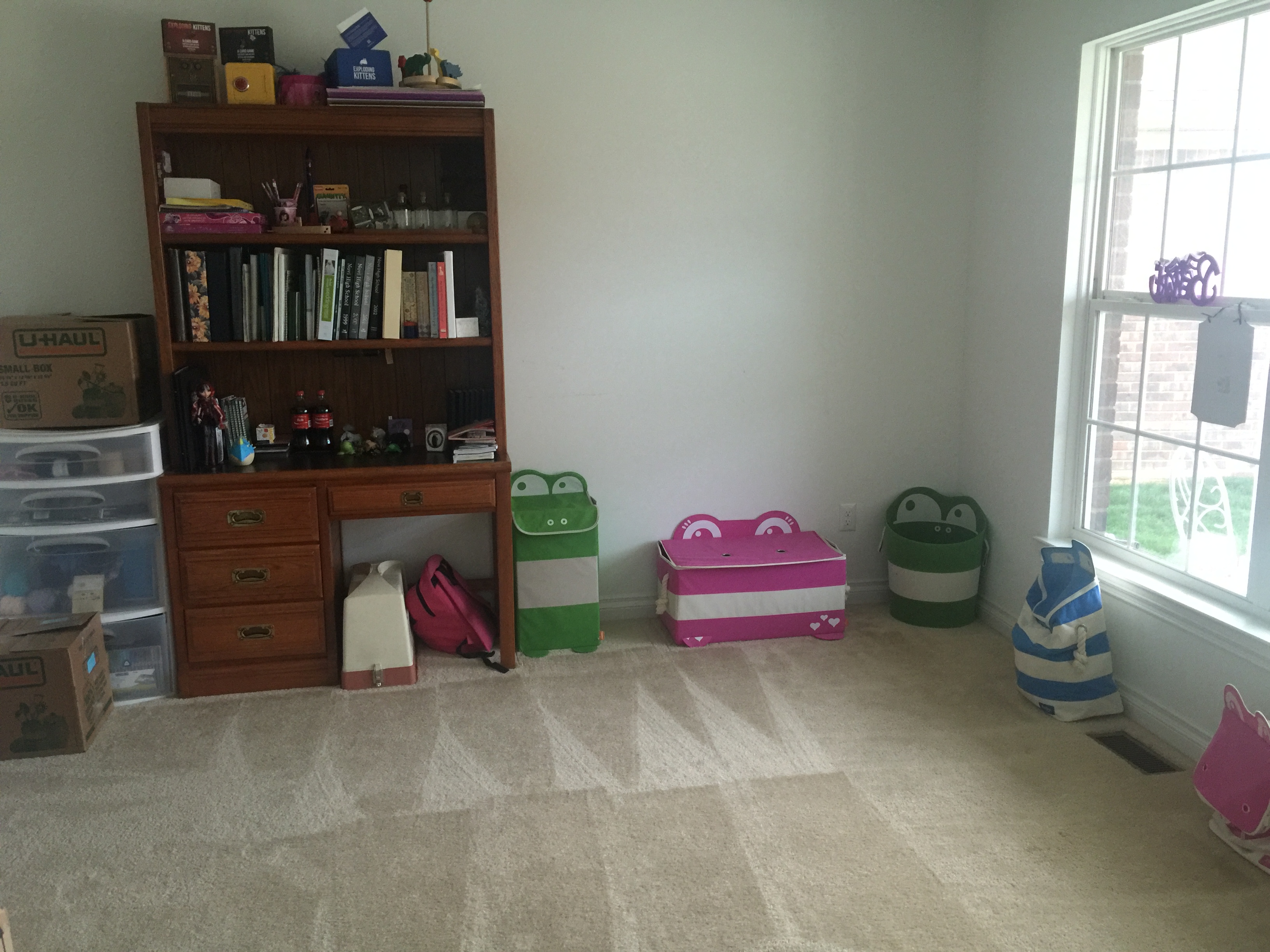 The kid's toy room from foyer entrance.           