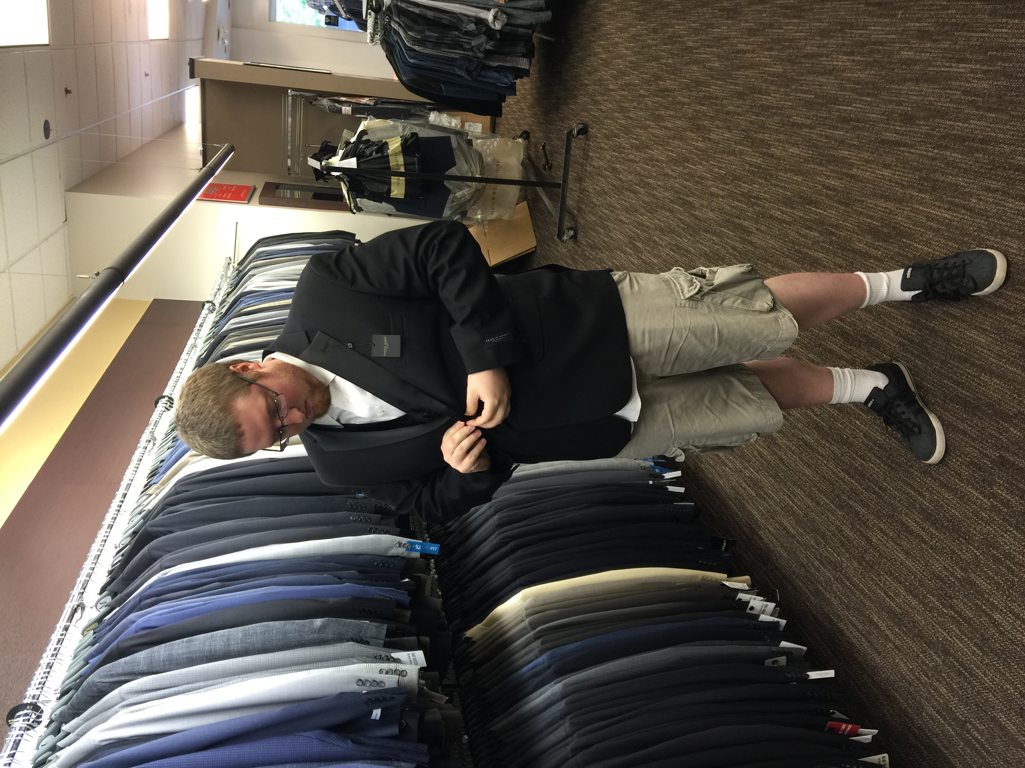 Now doesn't Sean clean up nice! 