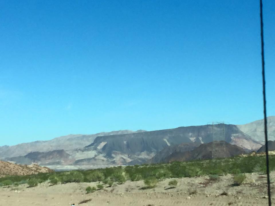 Last look at these poop brown mountains.       