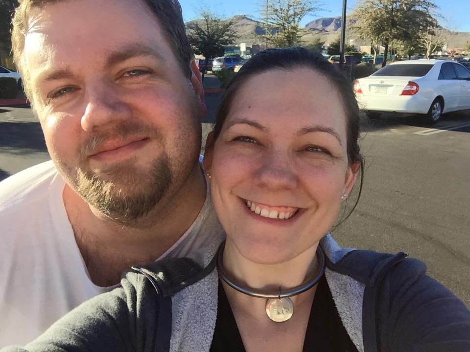 A pic of us on the road.       